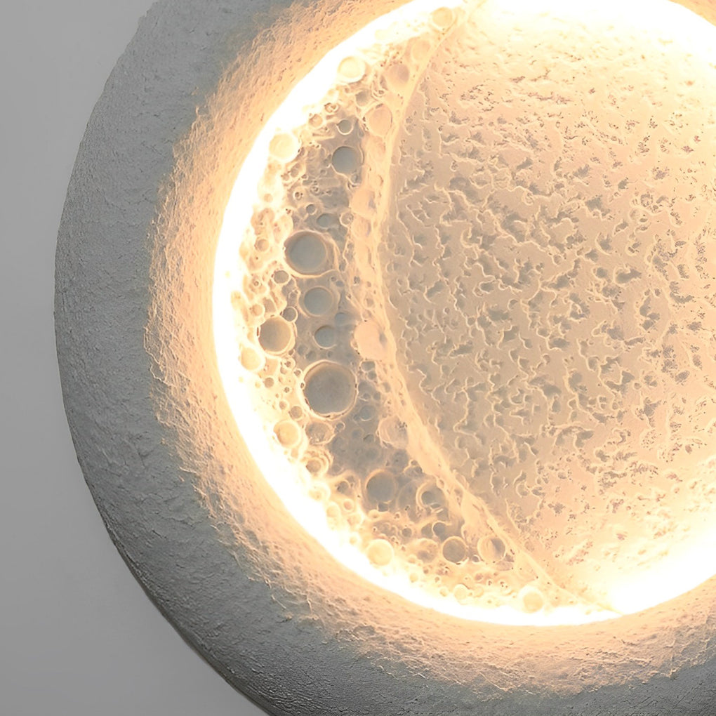 [Open-Box]Creative Moon Shaped Waterproof LED 10W Modern Wall Lamp Exterior Decor