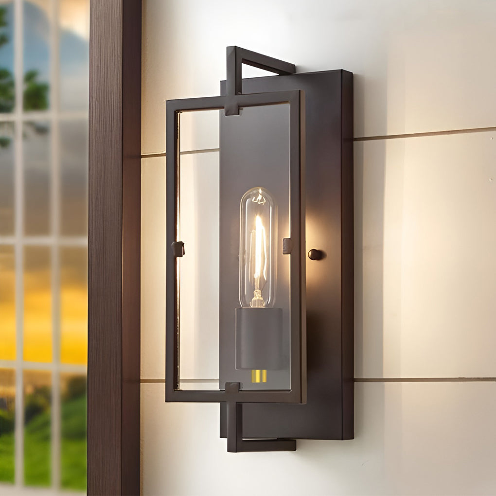 Creative Rectangular Industrial Style Wall Lamp Wall Sconce Lighting - Dazuma
