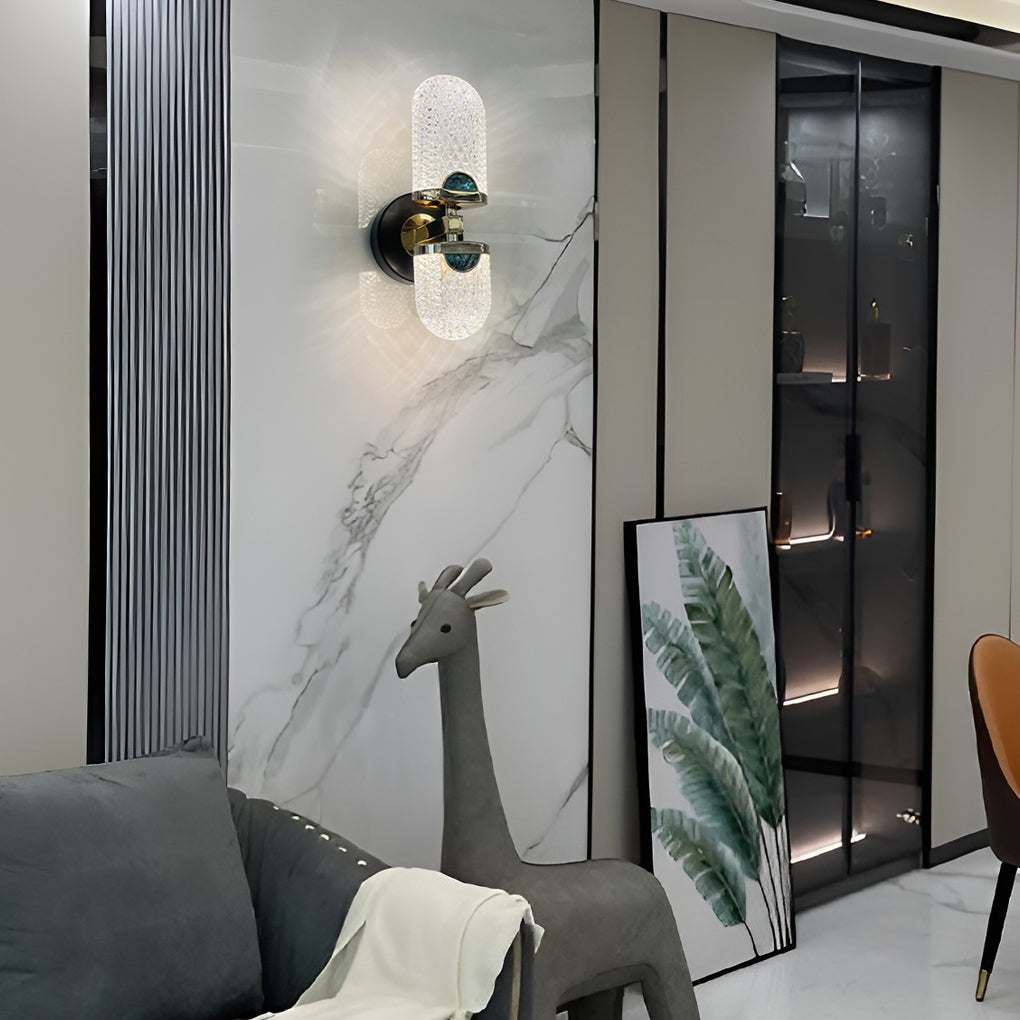 Creative Up and Down Lights Three Step Dimming Light LED Modern Wall Sconces