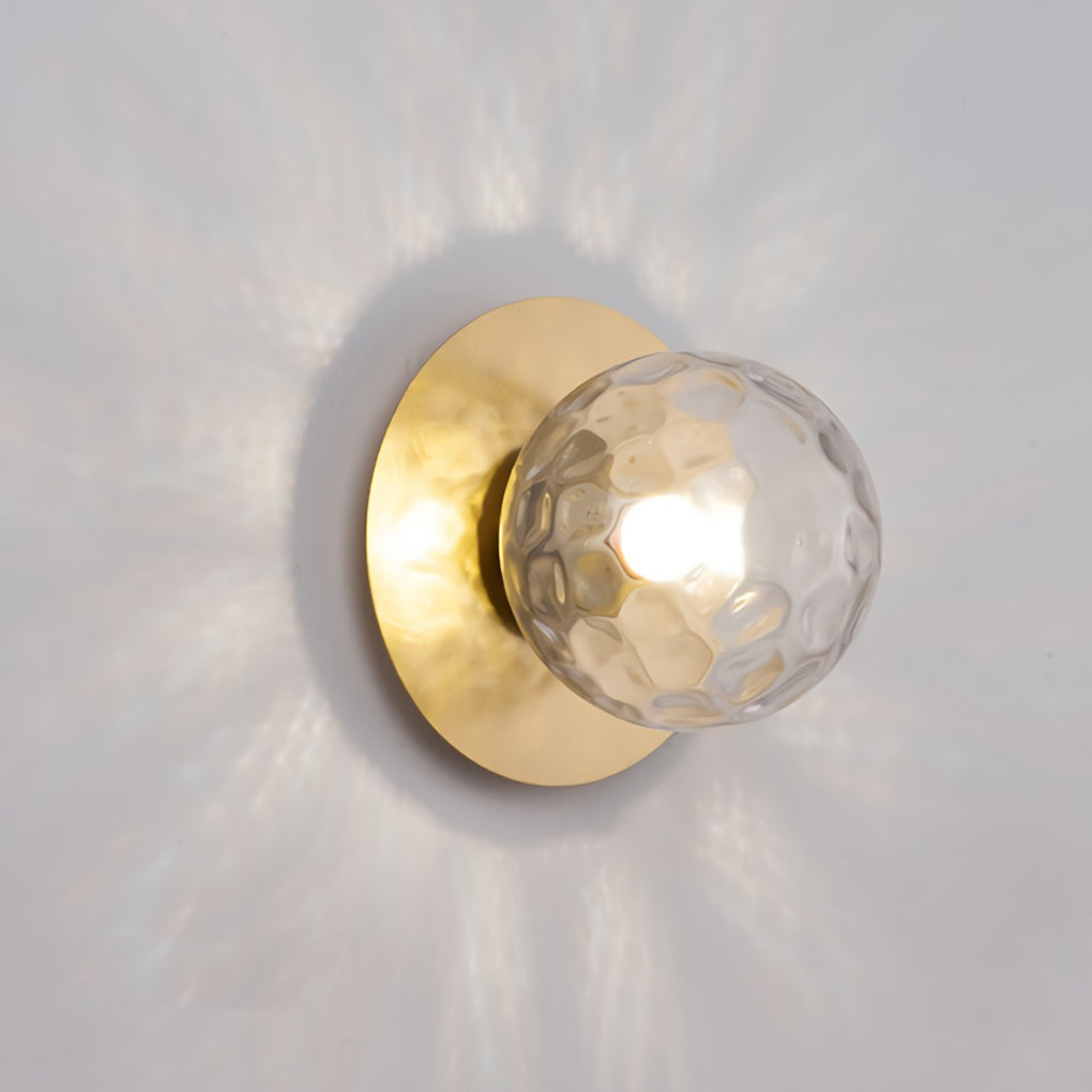 Round Glass Ball 12W LED Modern Wall Lamp Wall Sconce Lighting