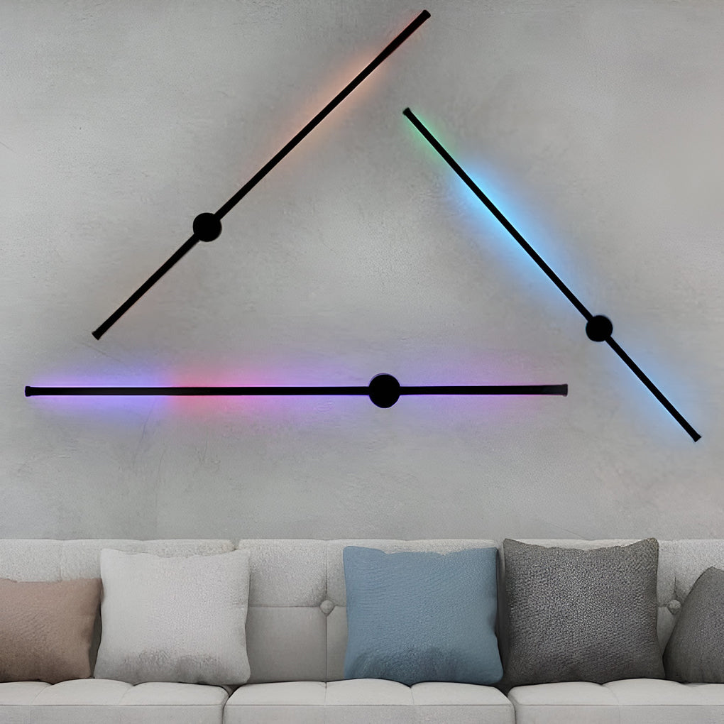 [Open-Box]Remote Control RGB Long LED Linear Lights Wall Sconces
