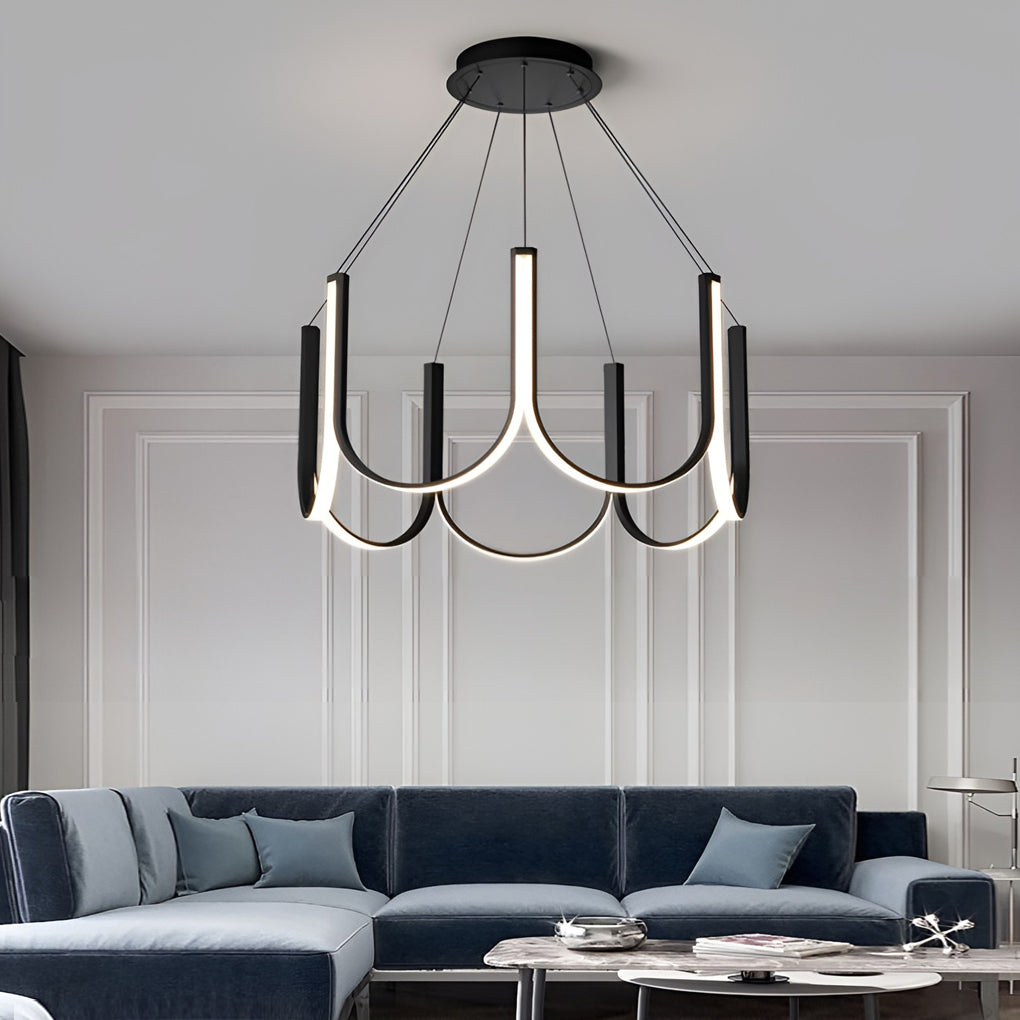 Minimalist 3 Step Dimming LED Nordic Chandelier Hanging Ceiling Lamp