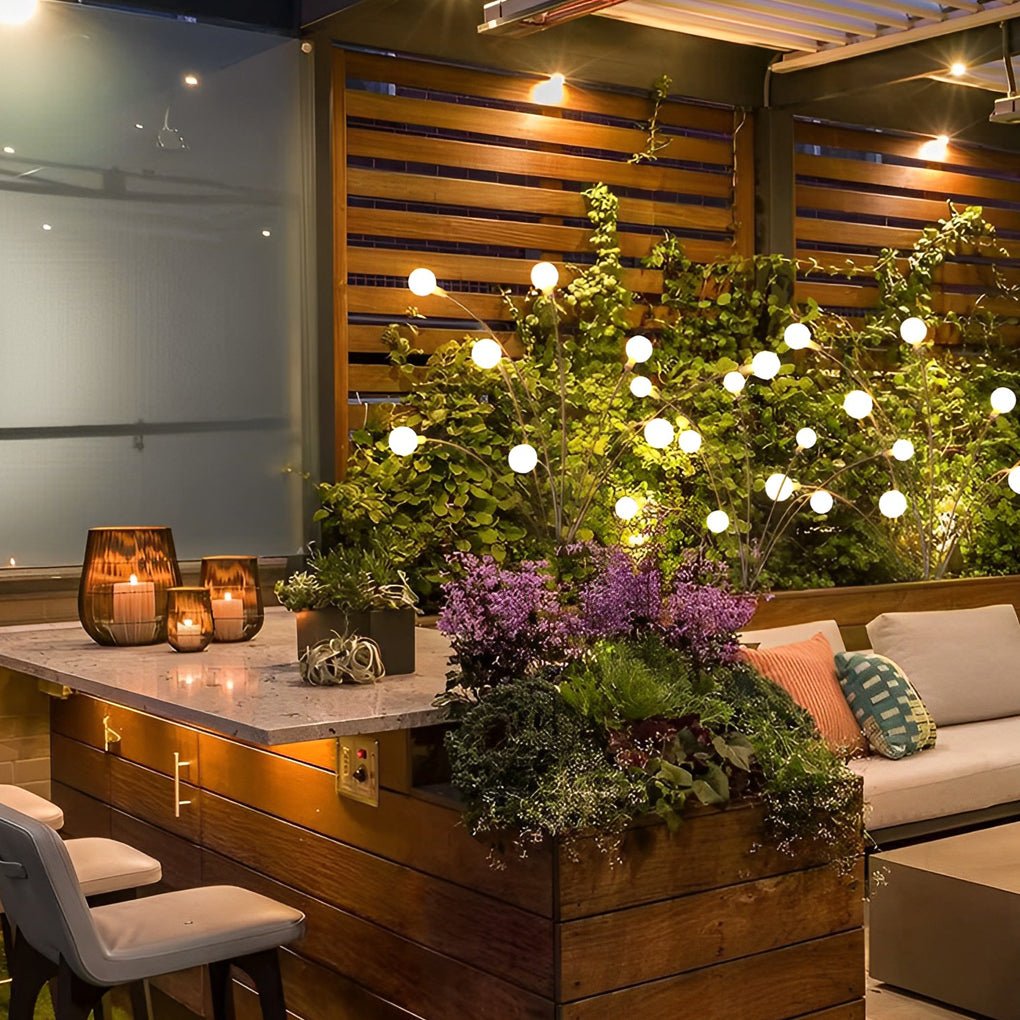 Solar Firefly Garden Lights Eco-Friendly & Weatherproof Outdoor Lighting