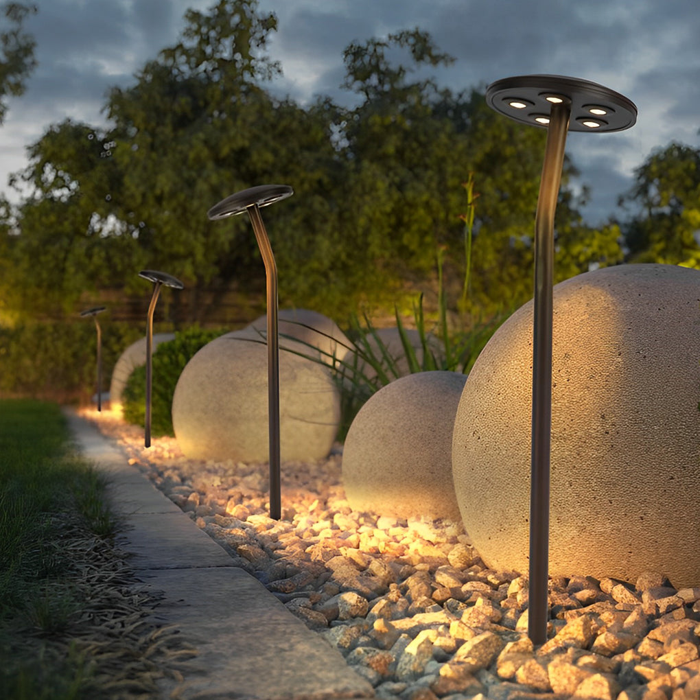 Outdoor Waterproof Mushroom Creative LED Modern Lawn Light Path Lamp