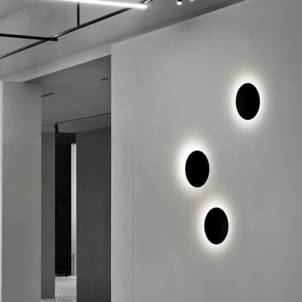 [Open-Box]360° Rotatable Round LED Modern Wall Lamp Decorative Wall Sconce Lighting