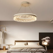 Circular Ring Three-step Dimming LED Modern Chandelier Island Lights - Dazuma