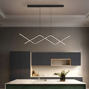 Creative Linear Design LED 3 Step Dimming Modern Chandelier Hanging Lamp - Dazuma