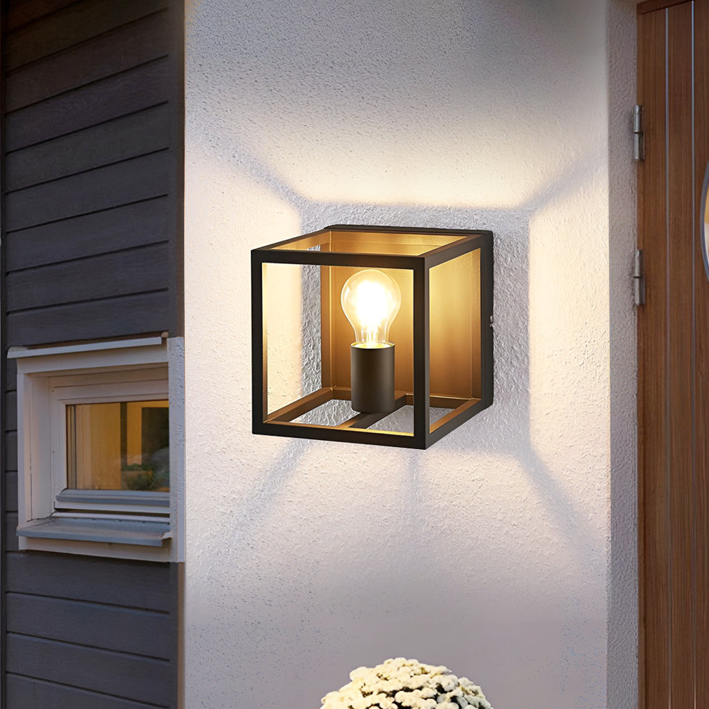 Square Frame Decorative Modern Wall Sconce Lighting Wall Light Fixture