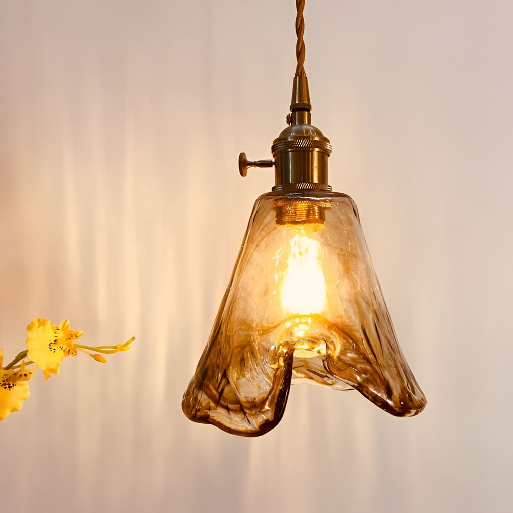 Creative Electroplated Metal Glass LED Nordic Island Lights Hanging Lamp