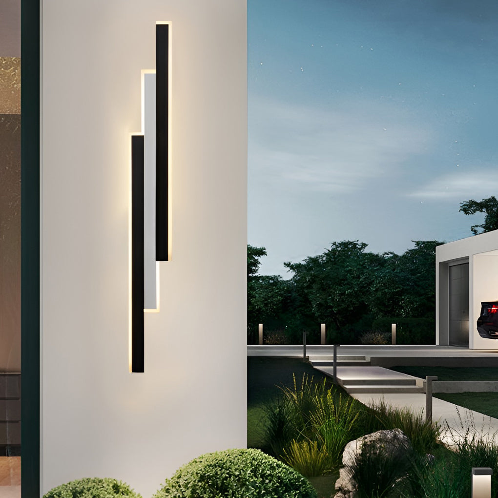 Long Strip Waterproof Stepless Dimming LED Modern Outdoor Wall Sconce Lighting