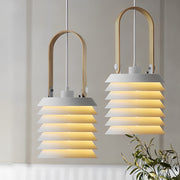 Creative Multi-layer Metal Minimalist Nordic Pendant Light Hanging Lamp - Dazuma