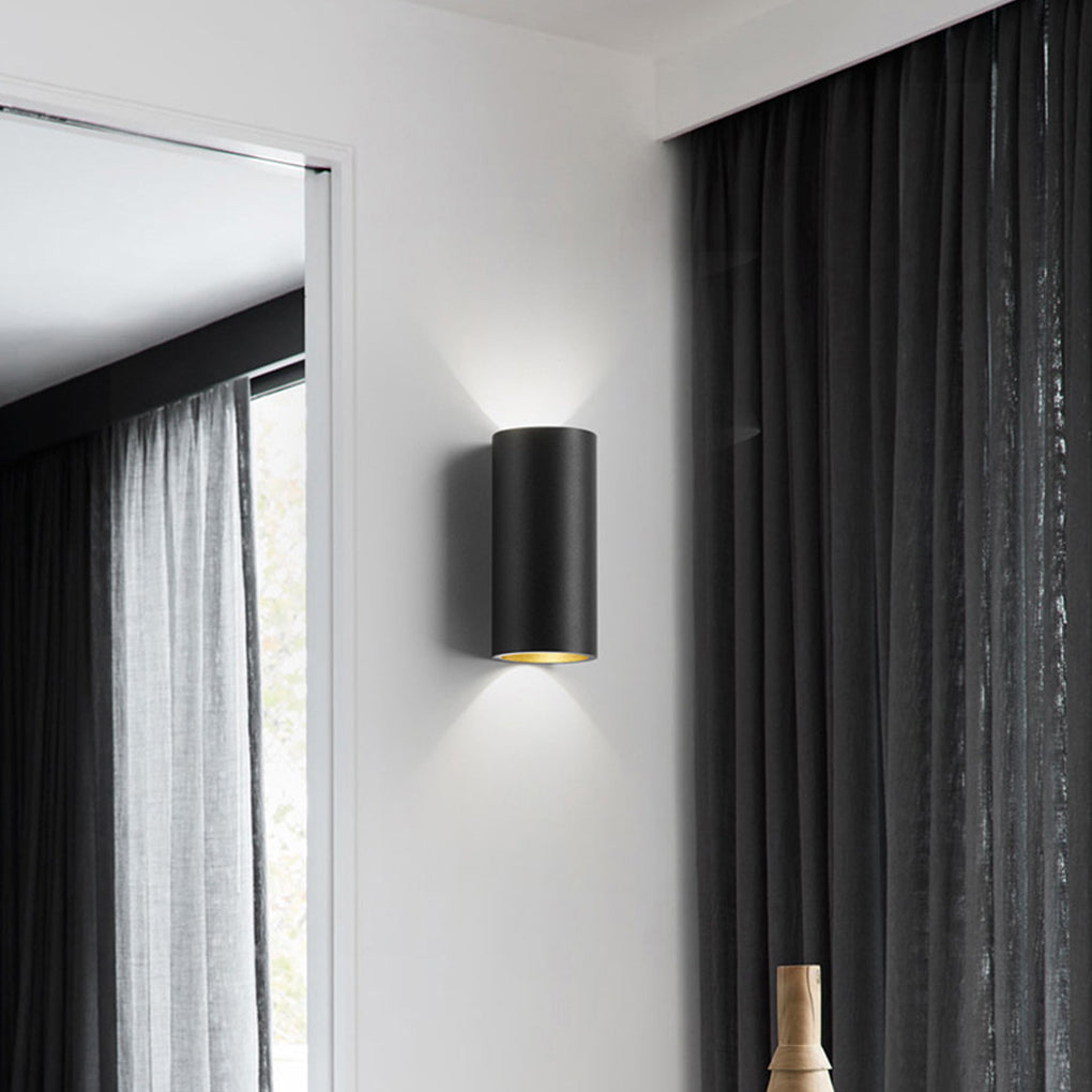 Cylindrical Up and Down Lighting Modern Wall Lamp Wall Washer Lights - Dazuma