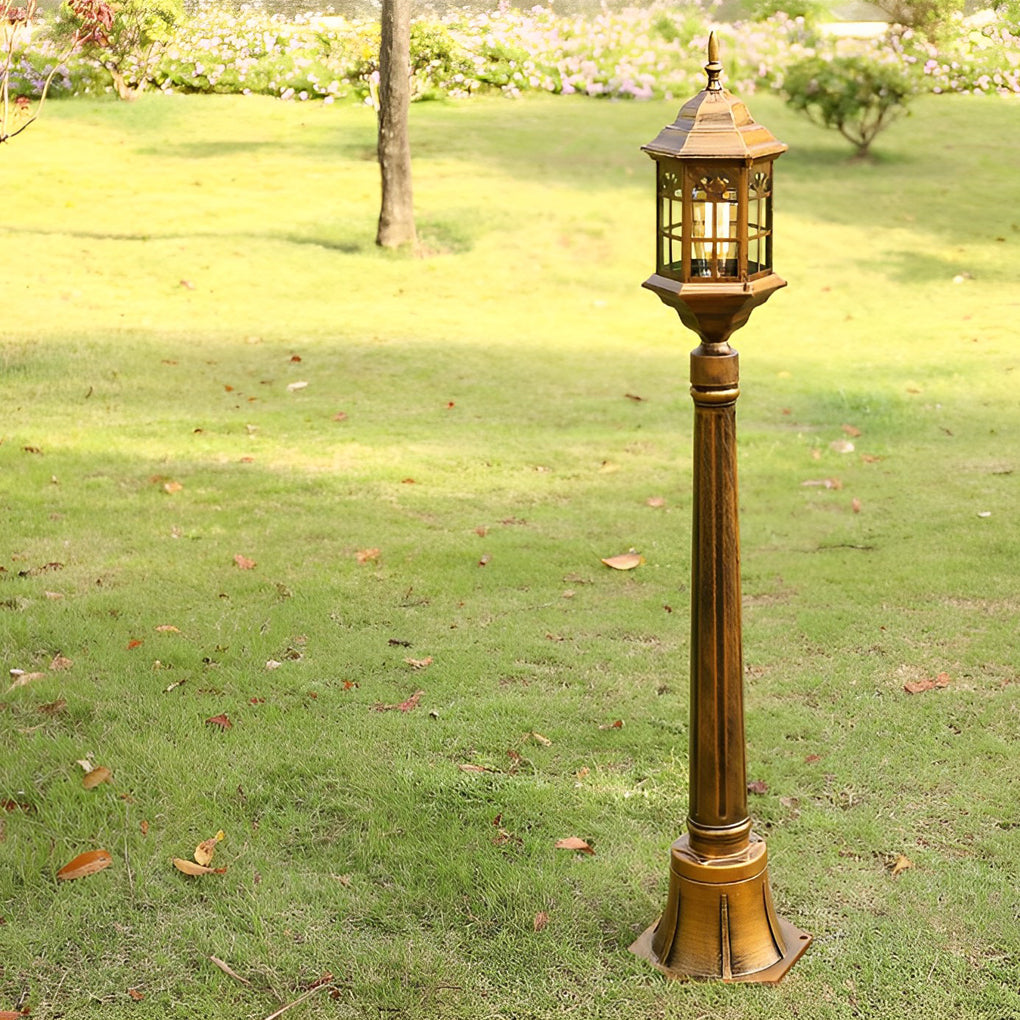 [Open-Box] Elegant Slim Post LED Outdoor Post Lights Black/Bronze Pathway Lamps