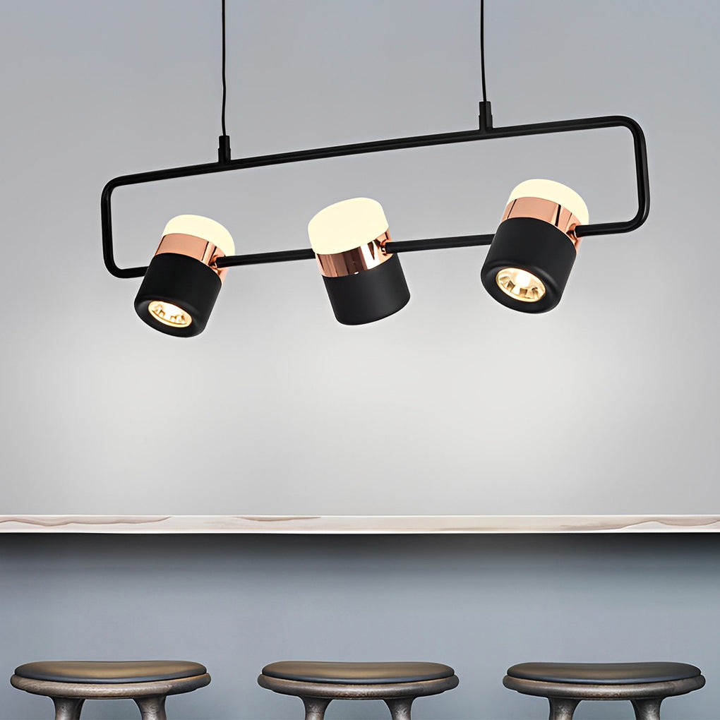 Rotatable Creative Electroplated Metal LED Nordic Chandelier Pendant Lights