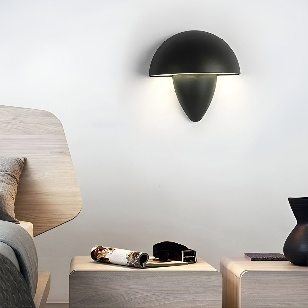 Mushroom Shaped Waterproof LED Modern Outdoor Wall Lamp Wall Lights Fixture - Dazuma