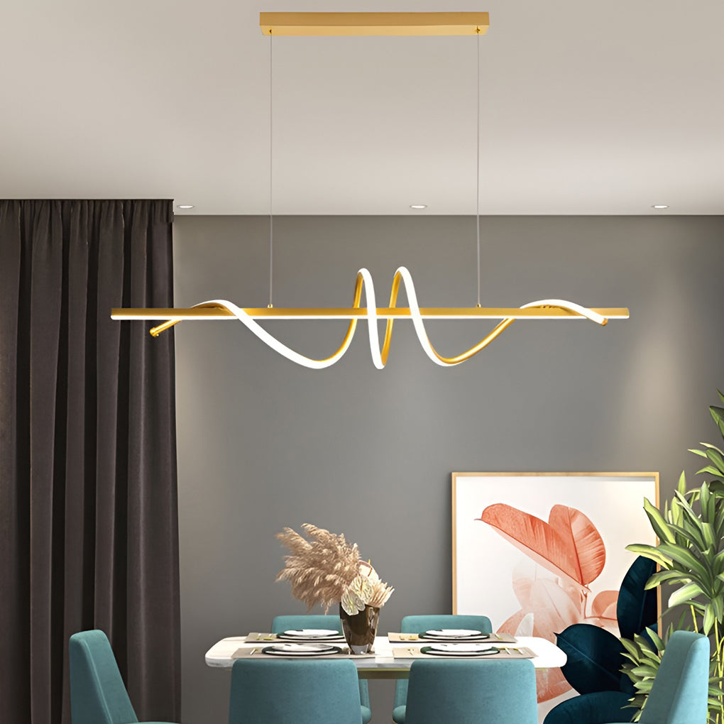 Creative LED Stepless Dimming Nordic Kitchen Chandeliers Ceiling Lighting