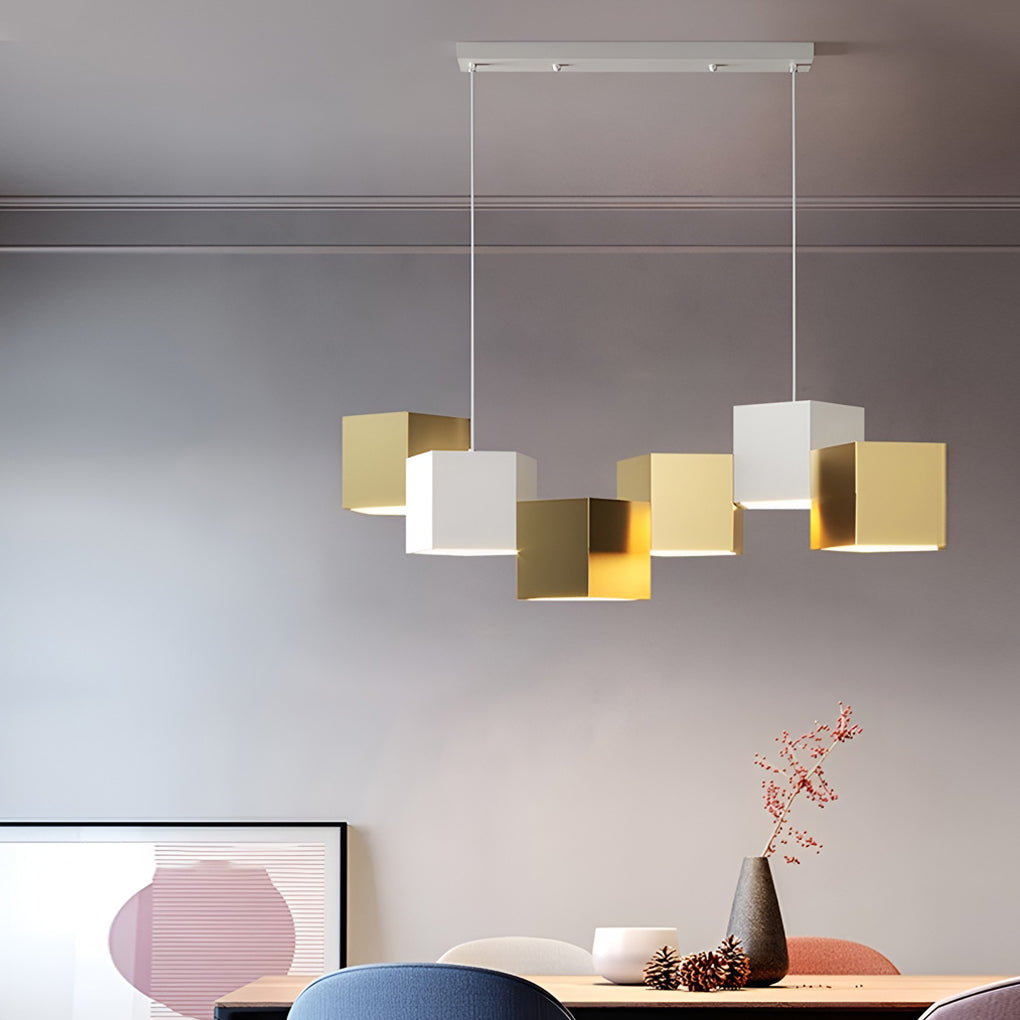 Creative Geometric LED Industrial Style Chandeliers Pendant Light Hanging Lamp - Dazuma