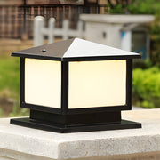Square Three Step Dimming LED Waterproof Solar Fence Post Lights - Dazuma
