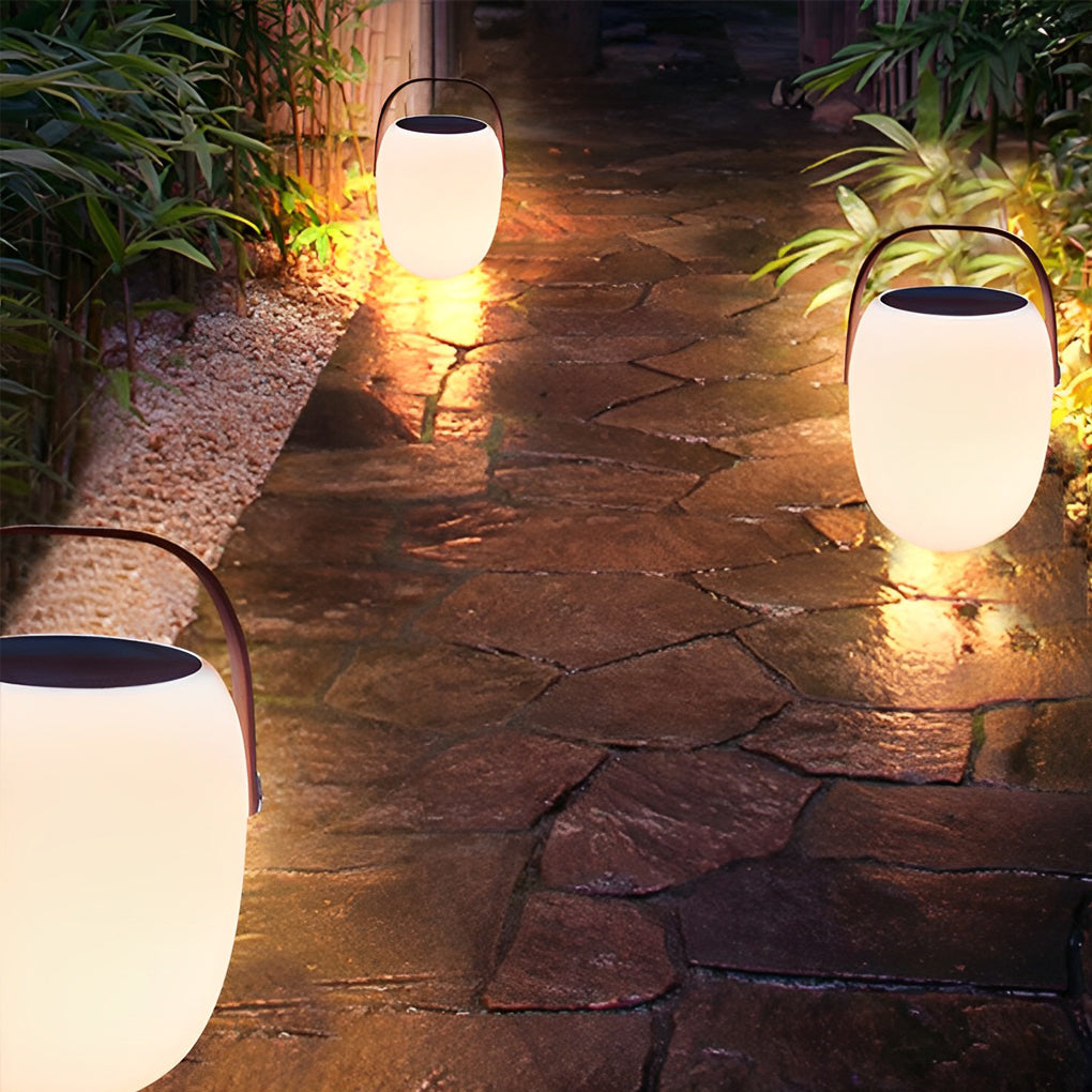 Portable Lantern LED Energy Saving Waterproof Solar Outdoor Lights