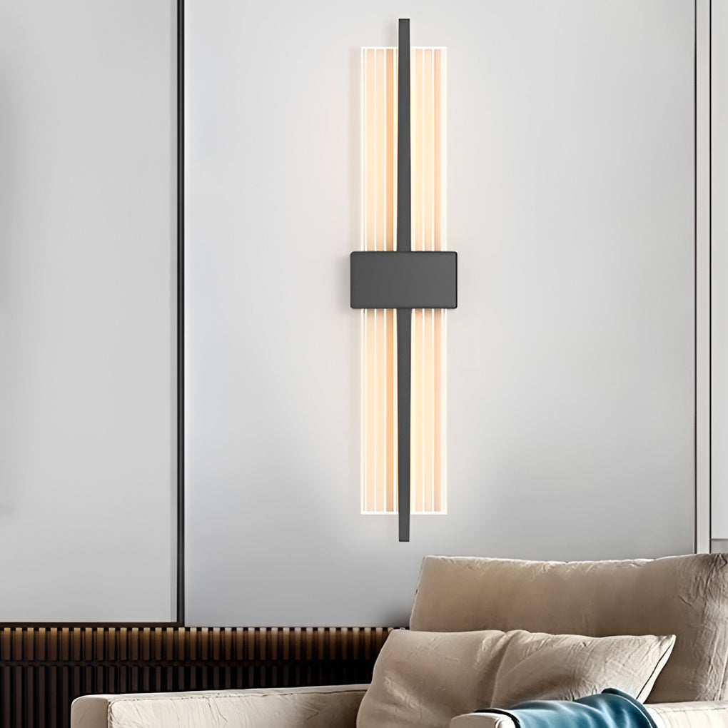 Creative Rectangle Warm Light Postmodern Wall Lamp Wall Sconces Lighting - Dazuma