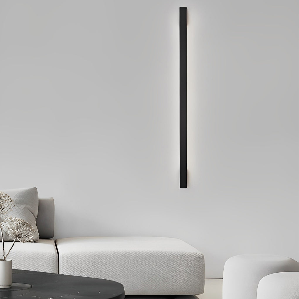 Minimalist LED Linear Lights Three Step Dimming Copper Modern Wall Lamp