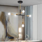 5 Lights LED Creative Branch Electroplated Iron Modern Chandelier Ceiling Lights - Dazuma