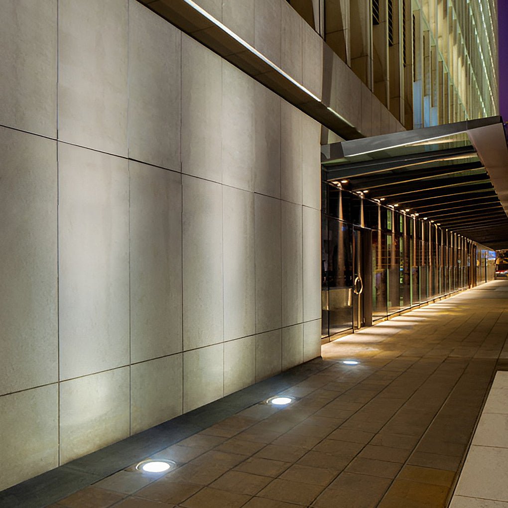 Lux Bright White Stainless Steel 1.5W LED In - Ground Well Lights for Decks and Steps