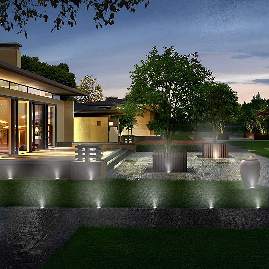 Eco - Friendly Radiance 8 - Piece LED Solar Step Inground Lighting Set for Outdoor