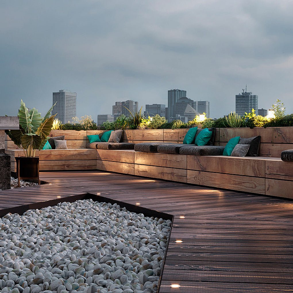 Eco - Friendly Radiance 8 - Piece LED Solar Step Inground Lighting Set for Outdoor