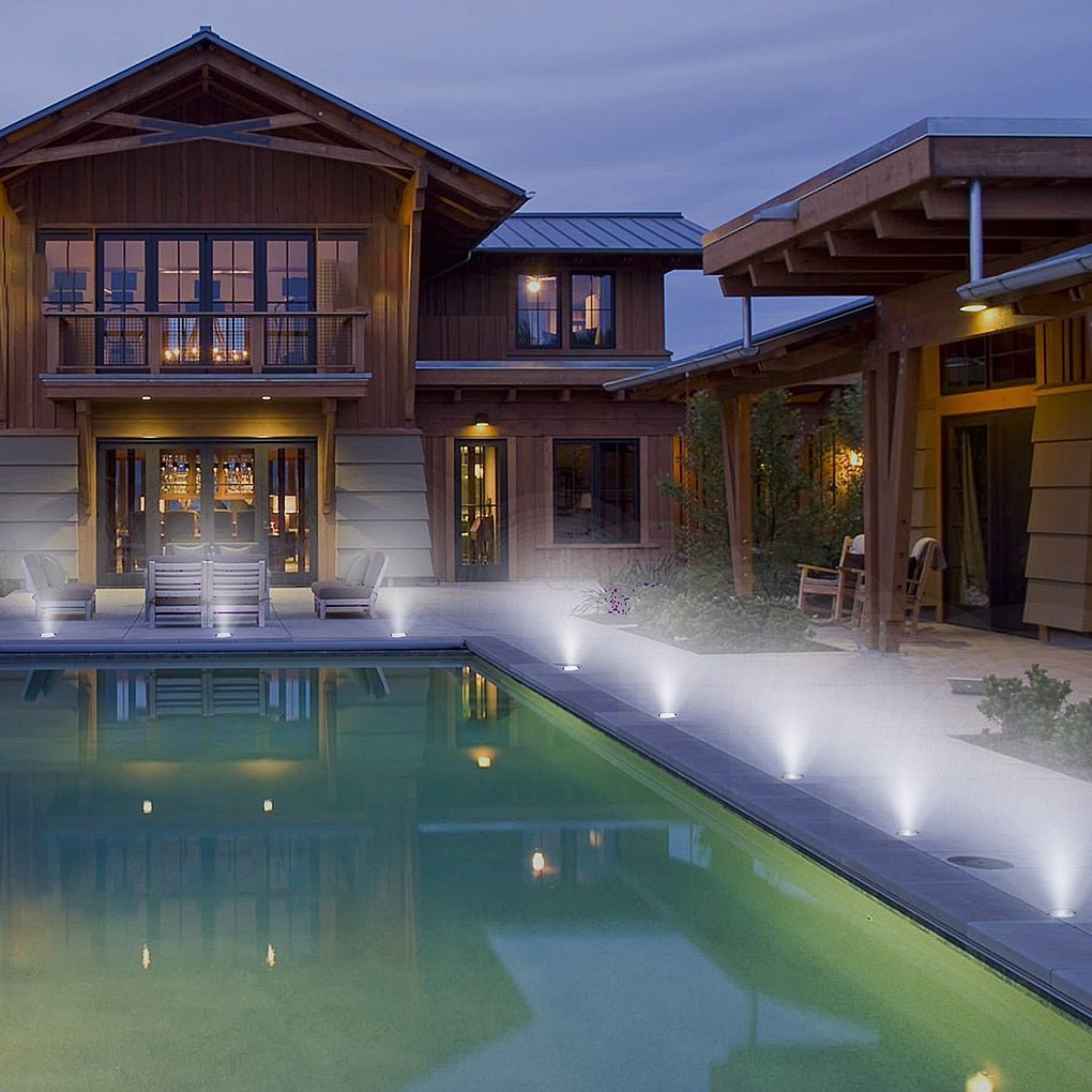 Eco - Friendly Radiance 8 - Piece LED Solar Step Inground Lighting Set for Outdoor