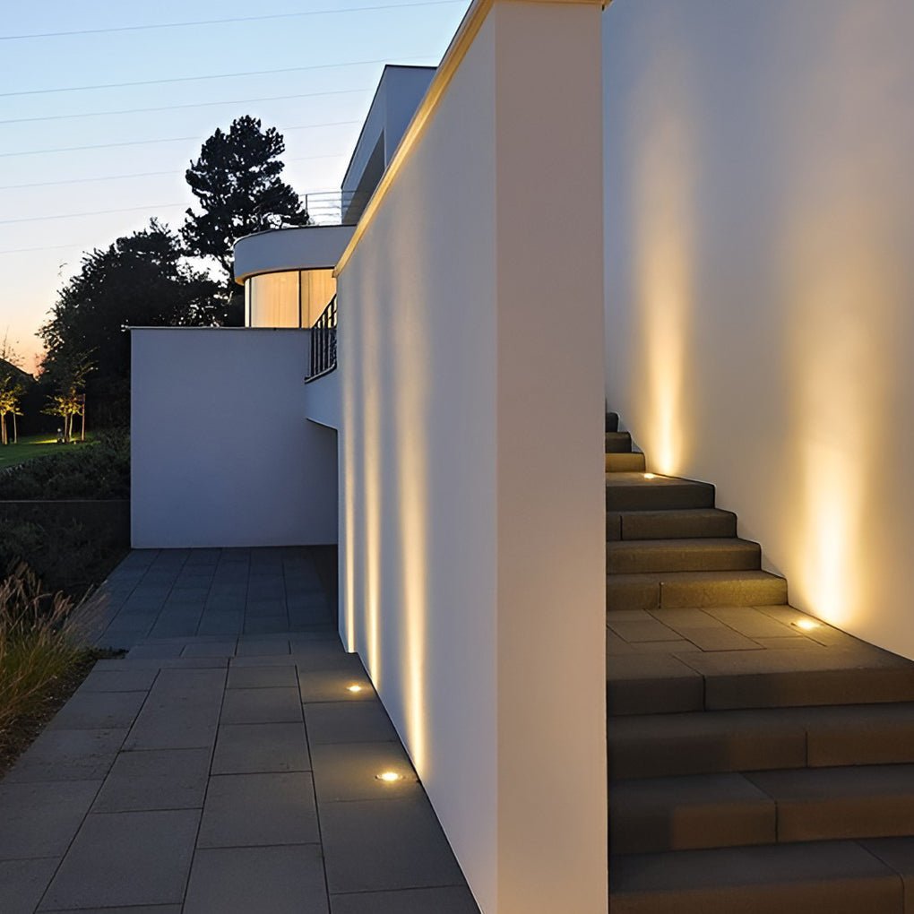 Eco - Friendly Radiance 8 - Piece LED Solar Step Inground Lighting Set for Outdoor