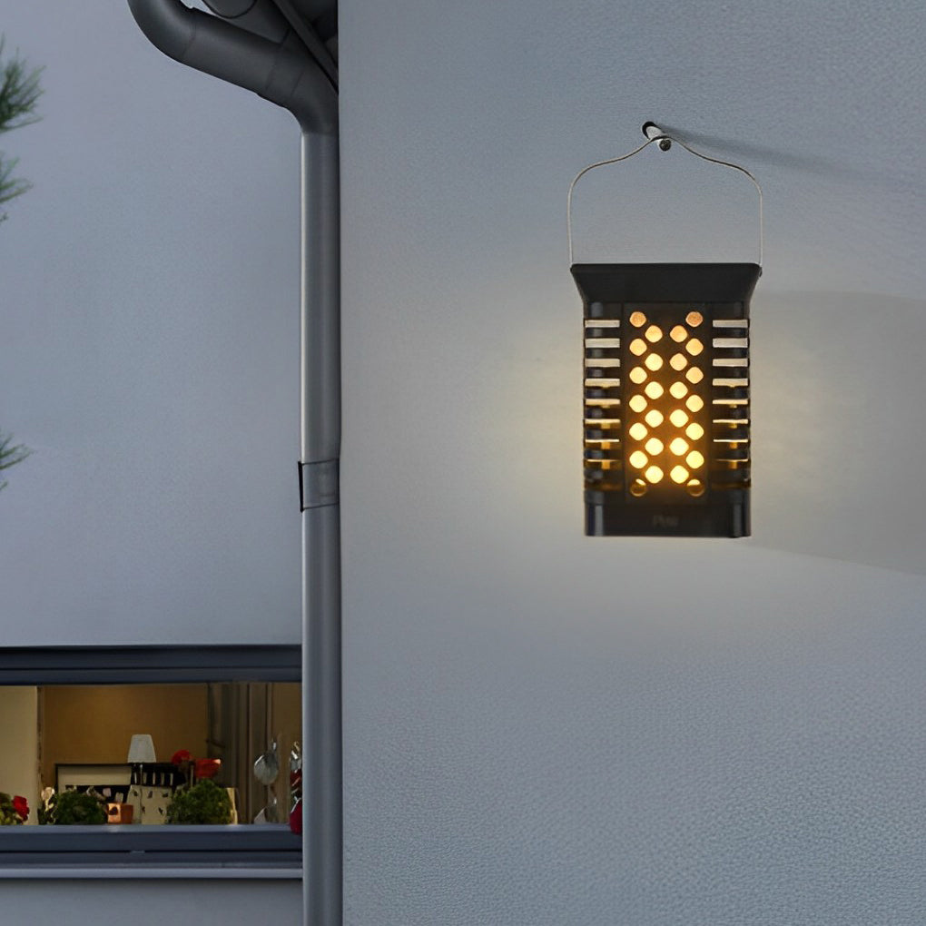 Intelligent Light Sensing LED Rechargeable Portable Solar Lanterns Outdoor