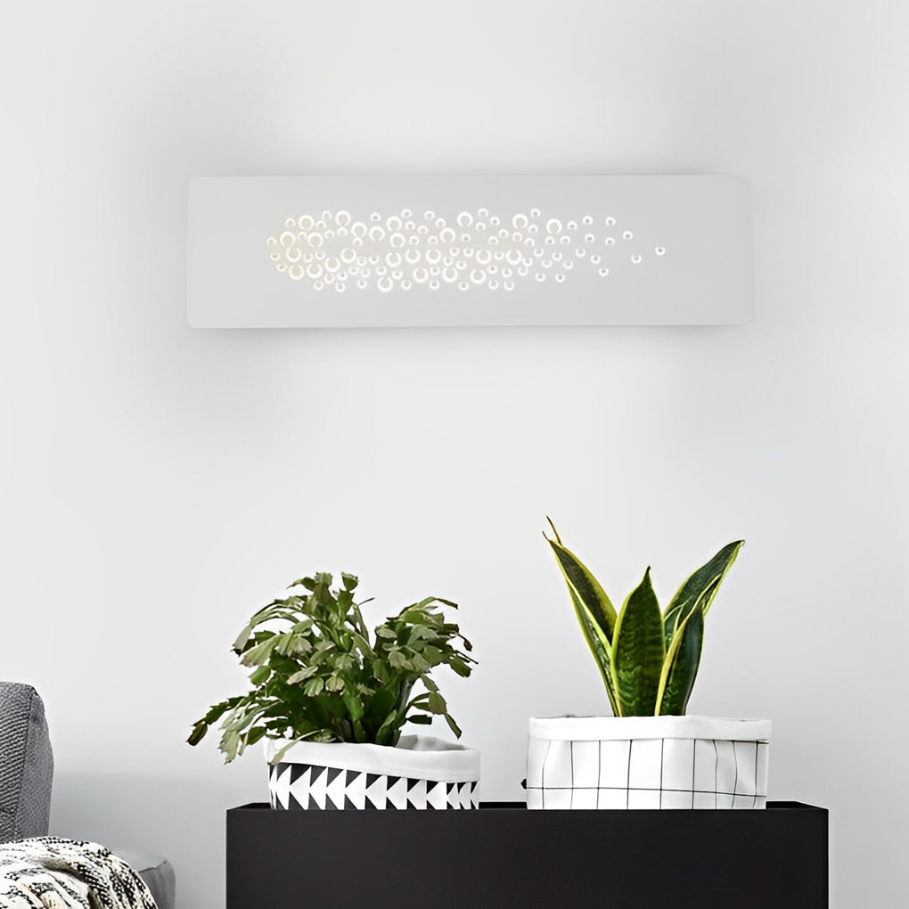 Rectangular Creative Decorative LED Nordic Bedroom Wall Light Fixtures