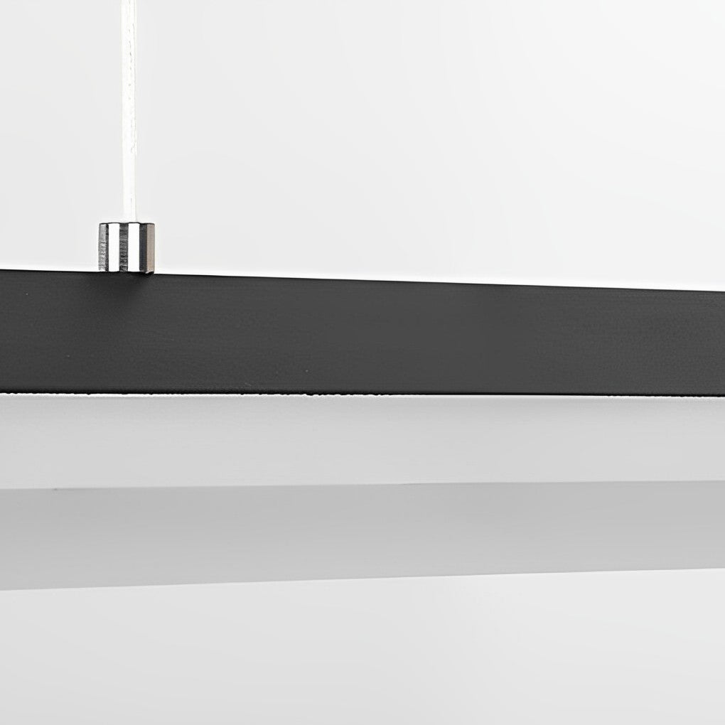 Minimalist Creative LED Linear Lights Neutral Light Metal Modern Pendant Light