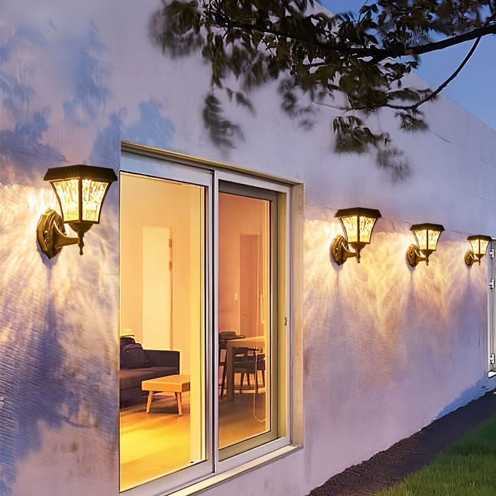 Waterproof LED Smart Touch Switch Modern Outdoor Plug in Wall Sconce Lighting