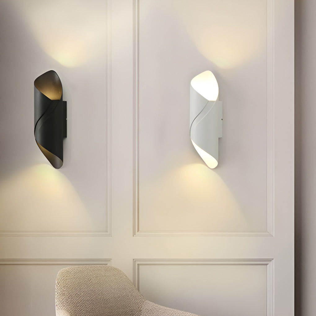 Outdoor LED Up and Down Light Waterproof Modern Wall Sconce Lighting