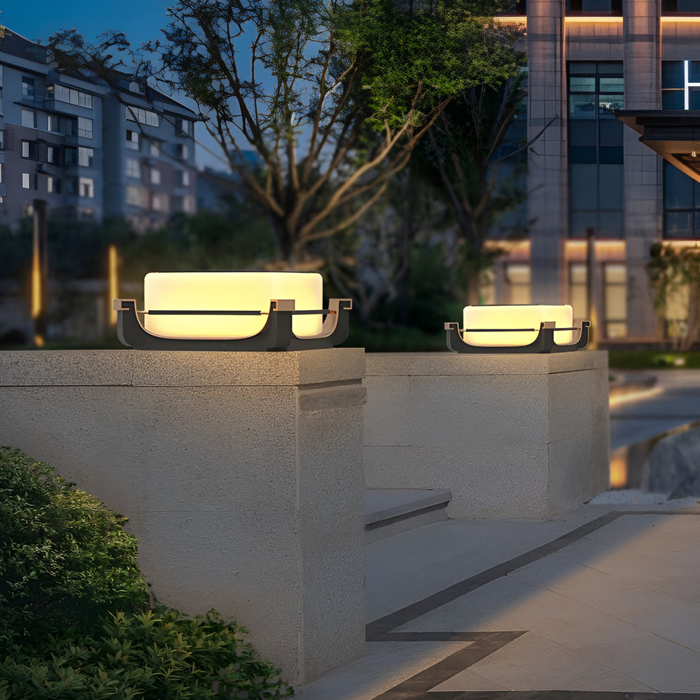 Waterproof LED Modern Solar Deck Post Lights Outdoor Fence Post Lights