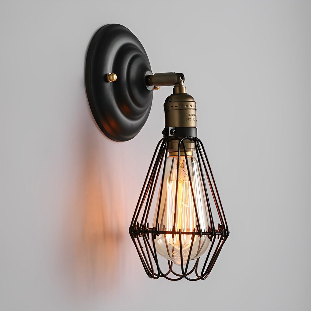 Adjustable Iron Retro Country Industrial Style Wall Lamp Wall Light Fixture