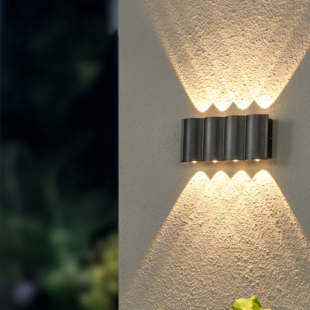 Creative Wave Up and Down Light LED Waterproof Modern Wall Washer Light