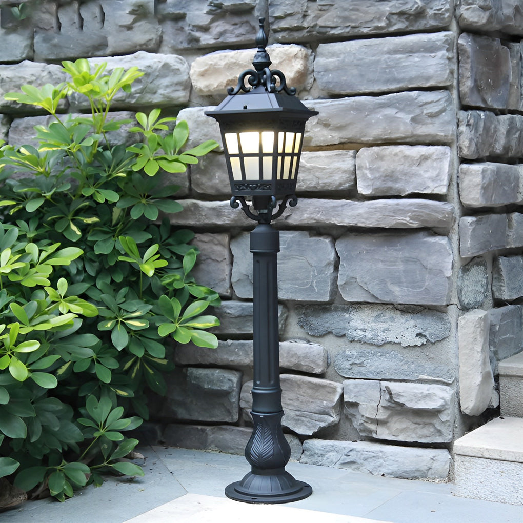 Outdoor Waterproof Aluminum Glass LED European Style Lawn Lamp Pathway Lights - Dazuma