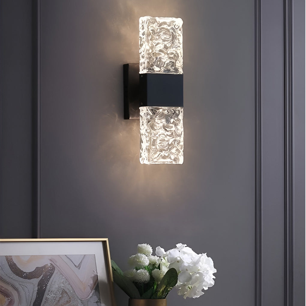 Creative Crystal Up and Down Lights LED Electroplated Modern Wall Sconces - Dazuma