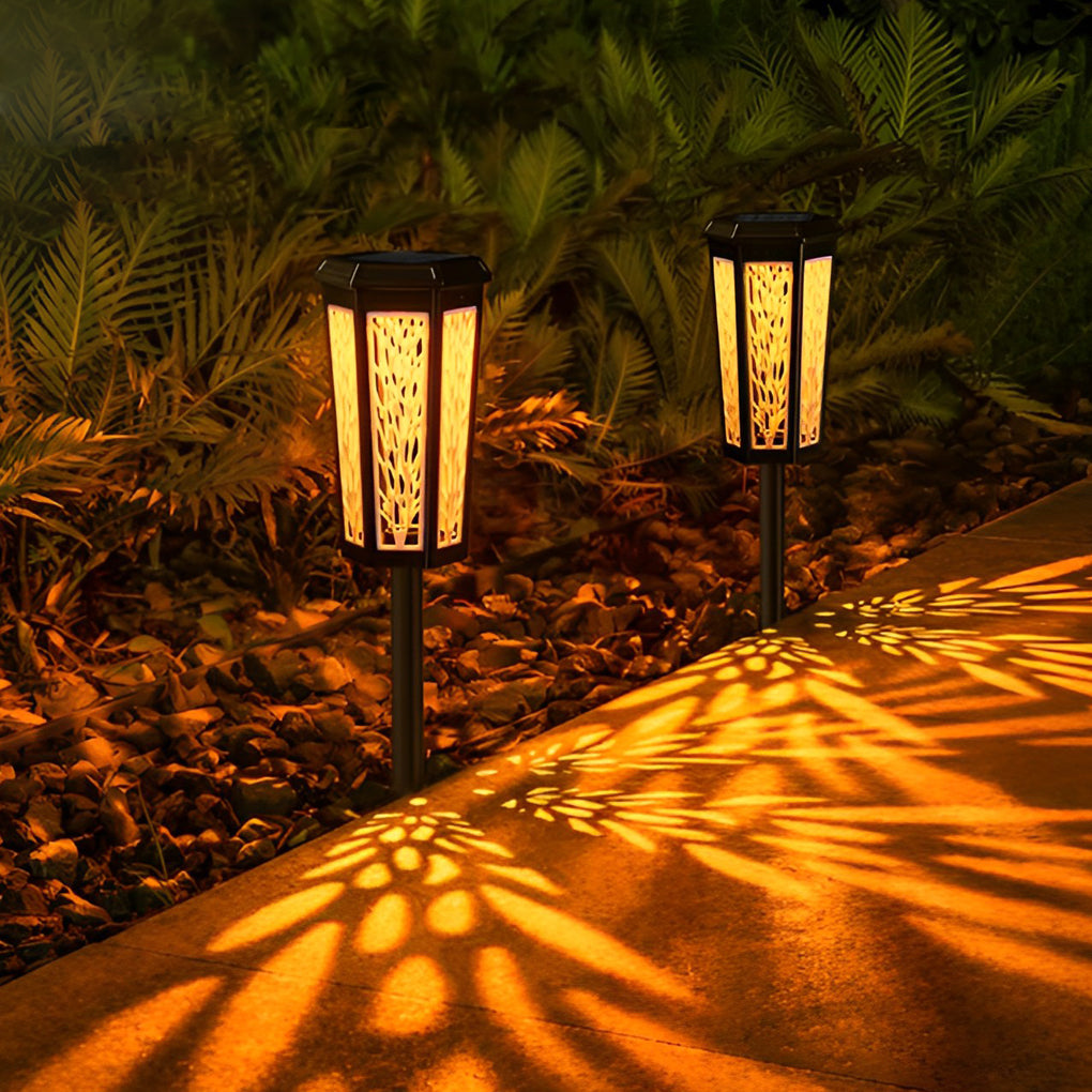 [Open-Box]Intelligent LED Solar Stake Light - Color Changing, Waterproof Outdoor Ambience Enhancer