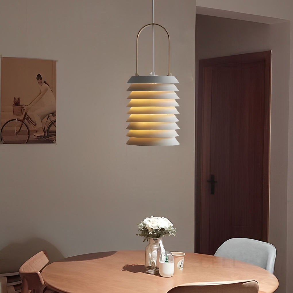 Creative Multi-layer Metal Minimalist Nordic Pendant Light Hanging Lamp