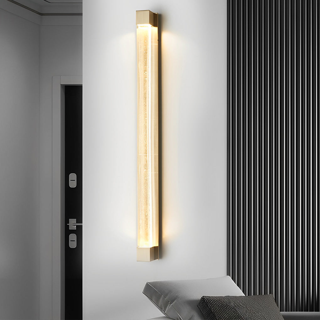 Minimalist Strip Crystal LED Postmodern Wall Lamp Wall Sconce Lighting