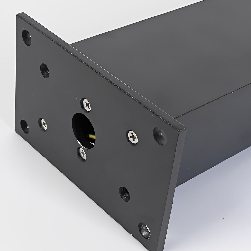 Curved LED Landscape Lighting Minimalist Black Outdoor Path Lighting