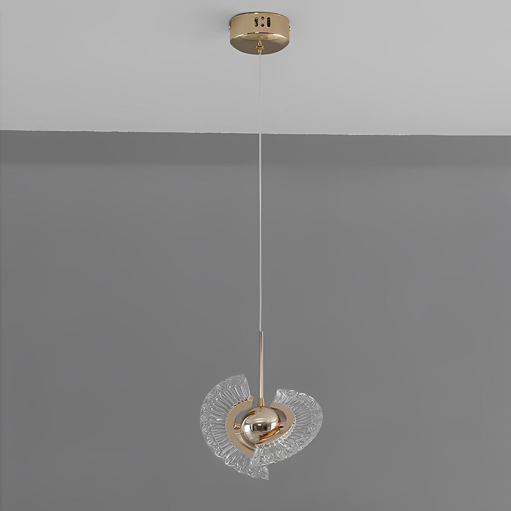 Creative Circle Anodized Acrylic LED Modern Pendant Lighting Hanging Lamp