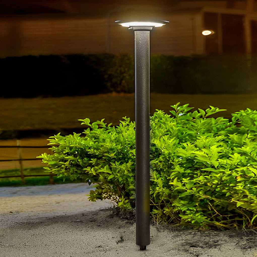 Round Waterproof Intelligent Light Control LED Solar Outdoor Lawn Lamp