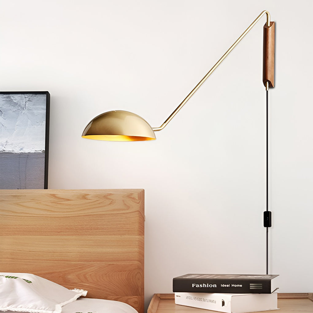 Adjustable Creative E27 Nordic Swing Arm Wall Lamp Wall Light Fixture - Dazuma