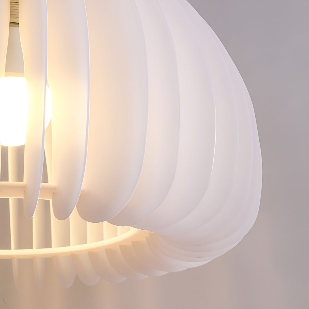 Lantern Shaped 3 Step Dimming LED 16W White Nordic Pendant Light