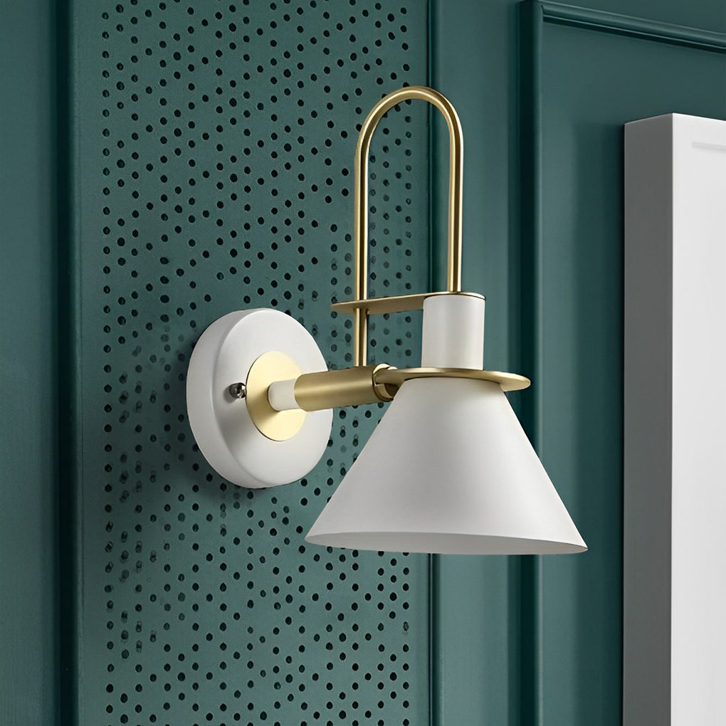 Minimalist Horn Shape Iron Creative Modern Wall Lamp Wall Sconce Lighting - Dazuma